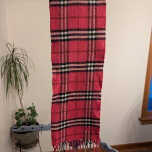 Burberry Girls Pink Wool Scarf